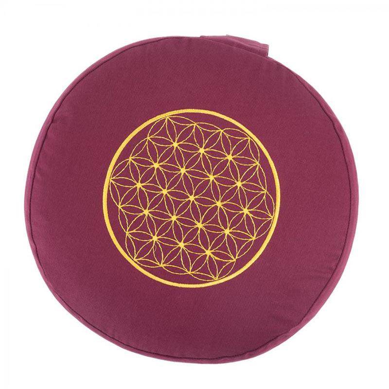 ZAFU RONDO ECO &quot;FLOR DE LA VIDA&quot; YOGAYE