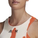 CAMISETA ADIDAS DE TIRANTES NY Y-TANK COLOR ECRU TINT/IMPACT ORANGE