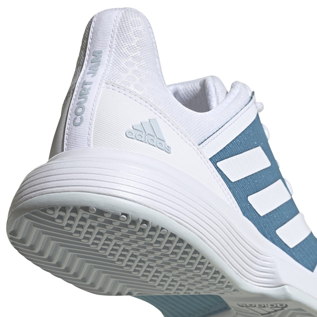 ZAPATILLA ADIDAS COURTJAM BOUNCE M FTWR WHITE/FTWR WHITE/HAZY BLU | C'est Padel - Tienda Online