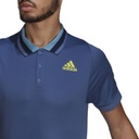 POLO FLFT PB HR CREW BLUE/ACID YELLOW