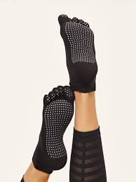 BORN SOCKS CALCETINES NEGROS YOGA/PILATES