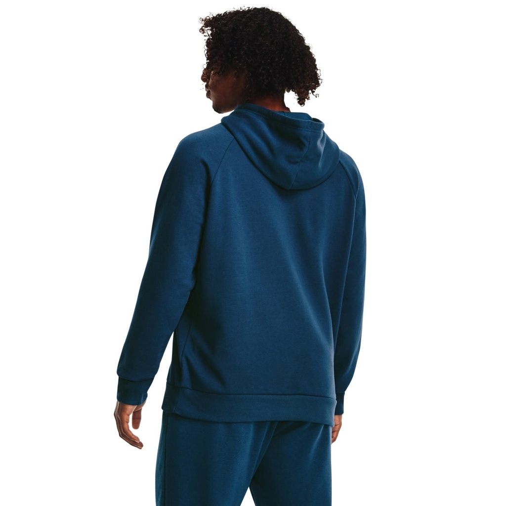 SUDADERA UNDER ARMOUR UA RIVAL FLEECE LOGO AZUL