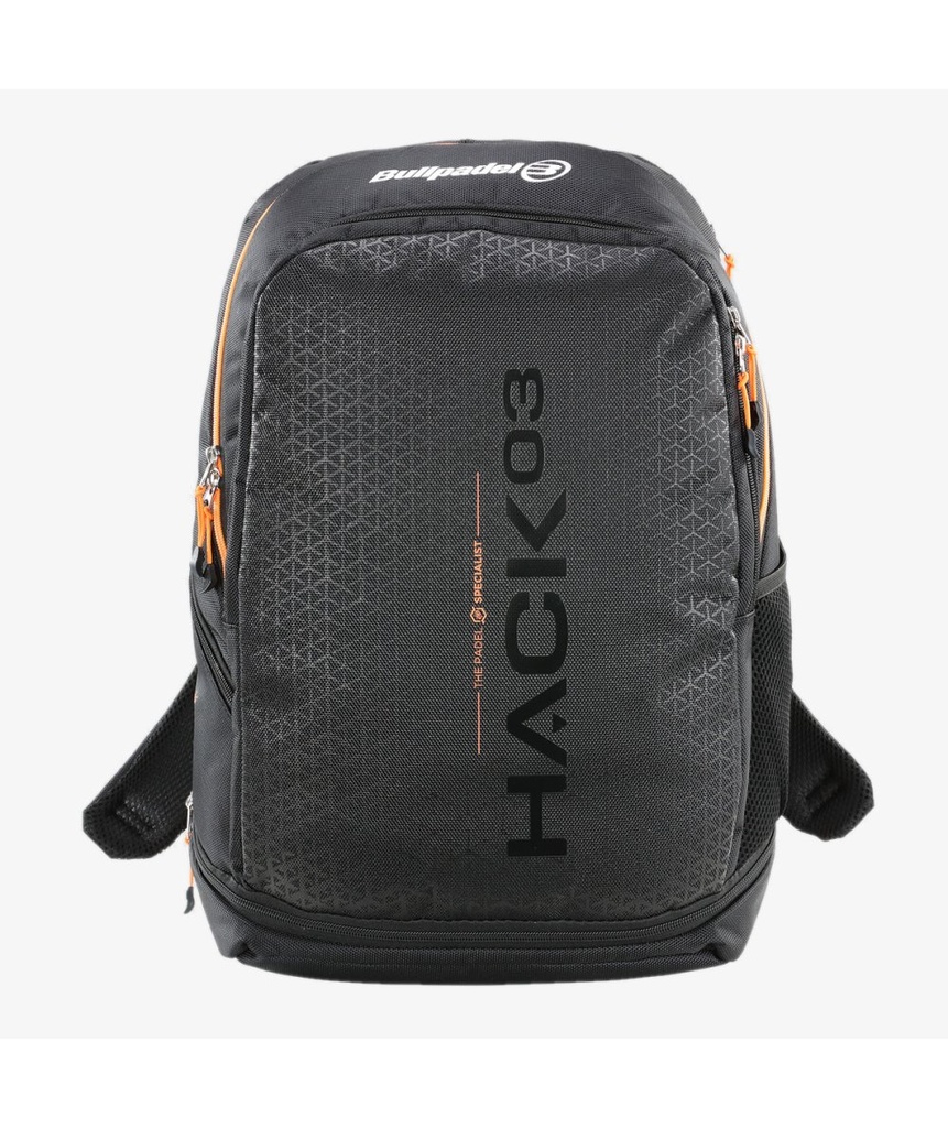 MOCHILA BULLPADEL HACK NEGRO