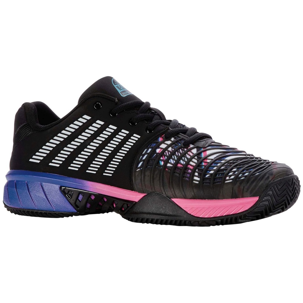 ZAPATILLAS K-SWISS EXPRESS LIGHT 3 HB PADEL Color Blk/trubl/neonpnk