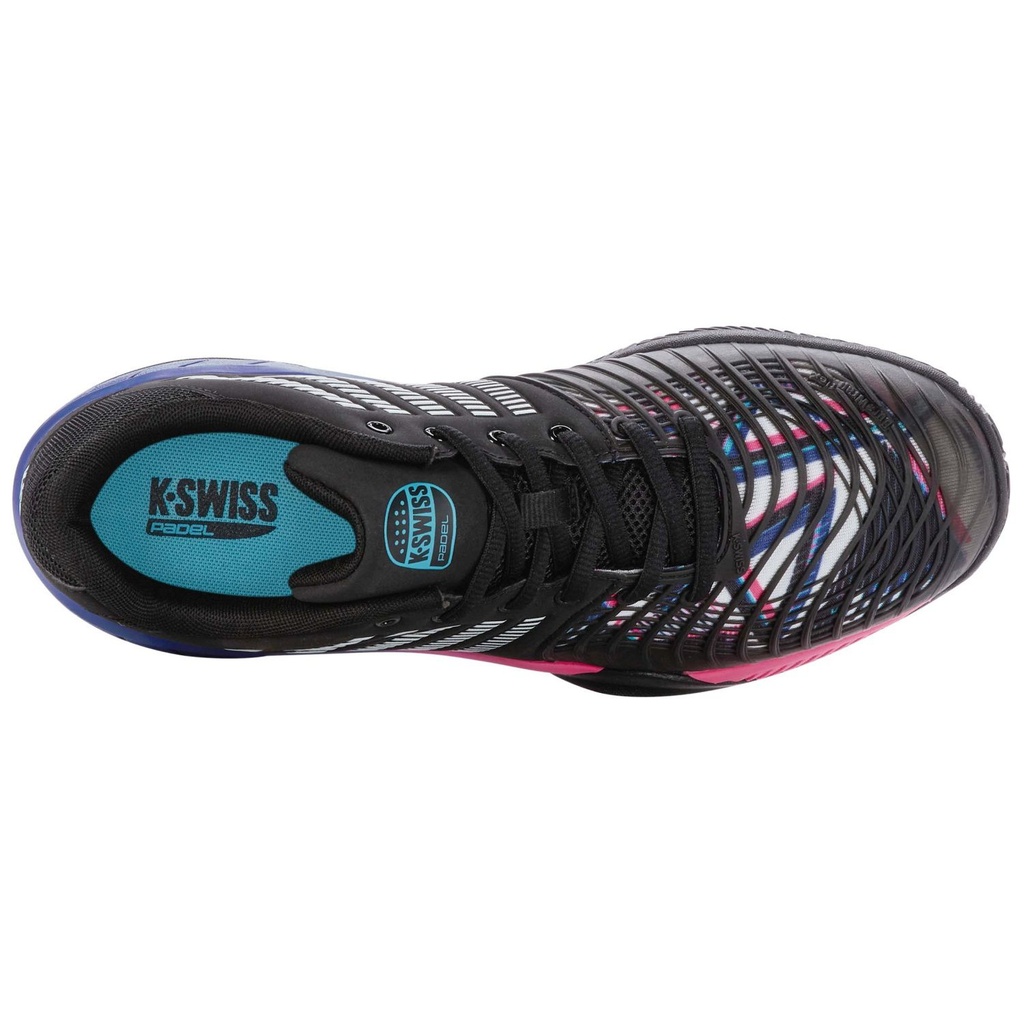 ZAPATILLAS K-SWISS EXPRESS LIGHT 3 HB PADEL Color Blk/trubl/neonpnk