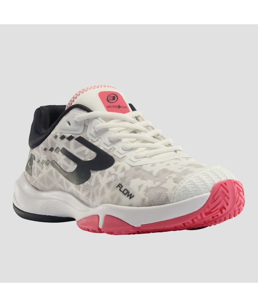 ZAPATILLA BULLPADEL FLOW 24V BLANCO/CARBON