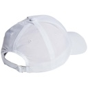 GORRA BBALL LT EMB COLOR WHITE/WHITE/BLACK