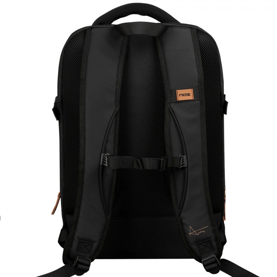 Mochila Nox Luxury Open Series negra marron