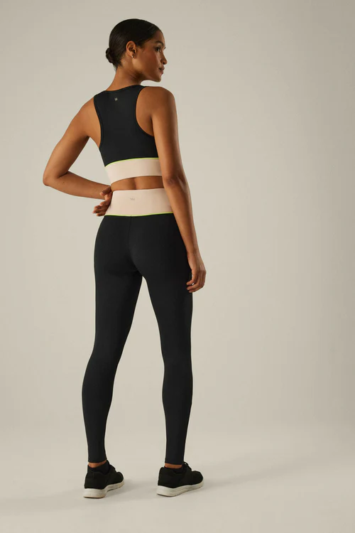 LEGGINS DEPORTIVOS PLATINA ANCHA BLACK YM