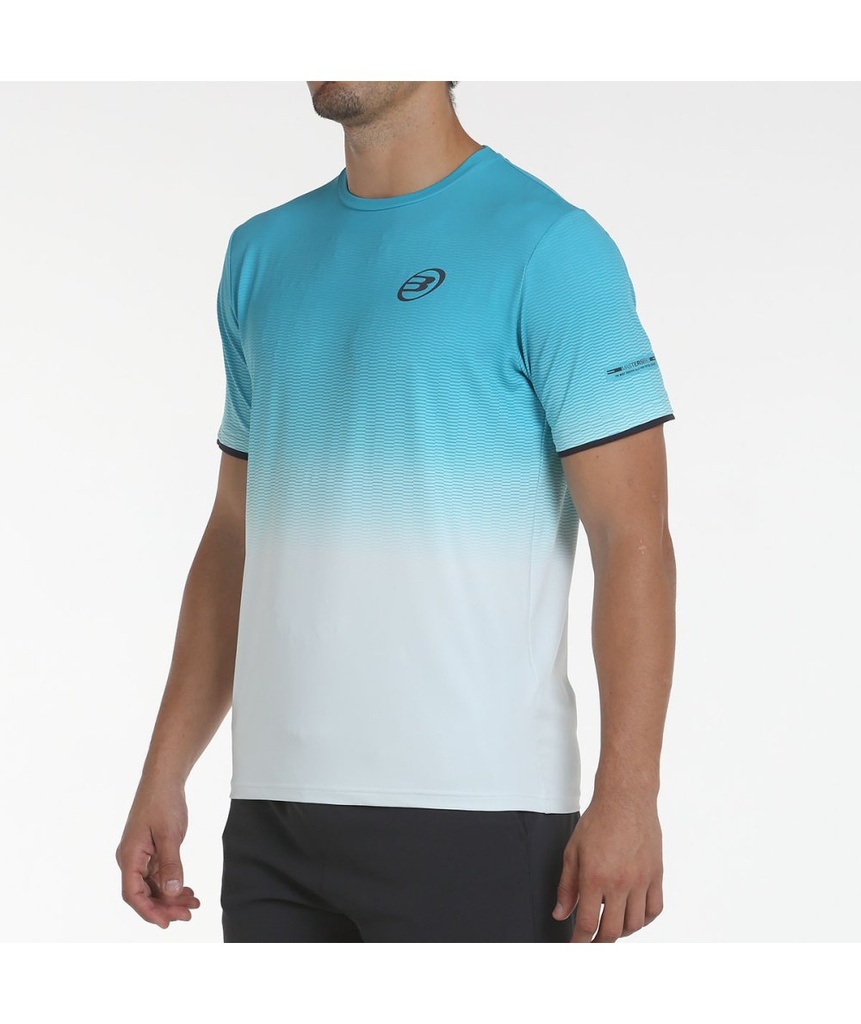 CAMISETA BULLPADEL MERGA TURQUESA