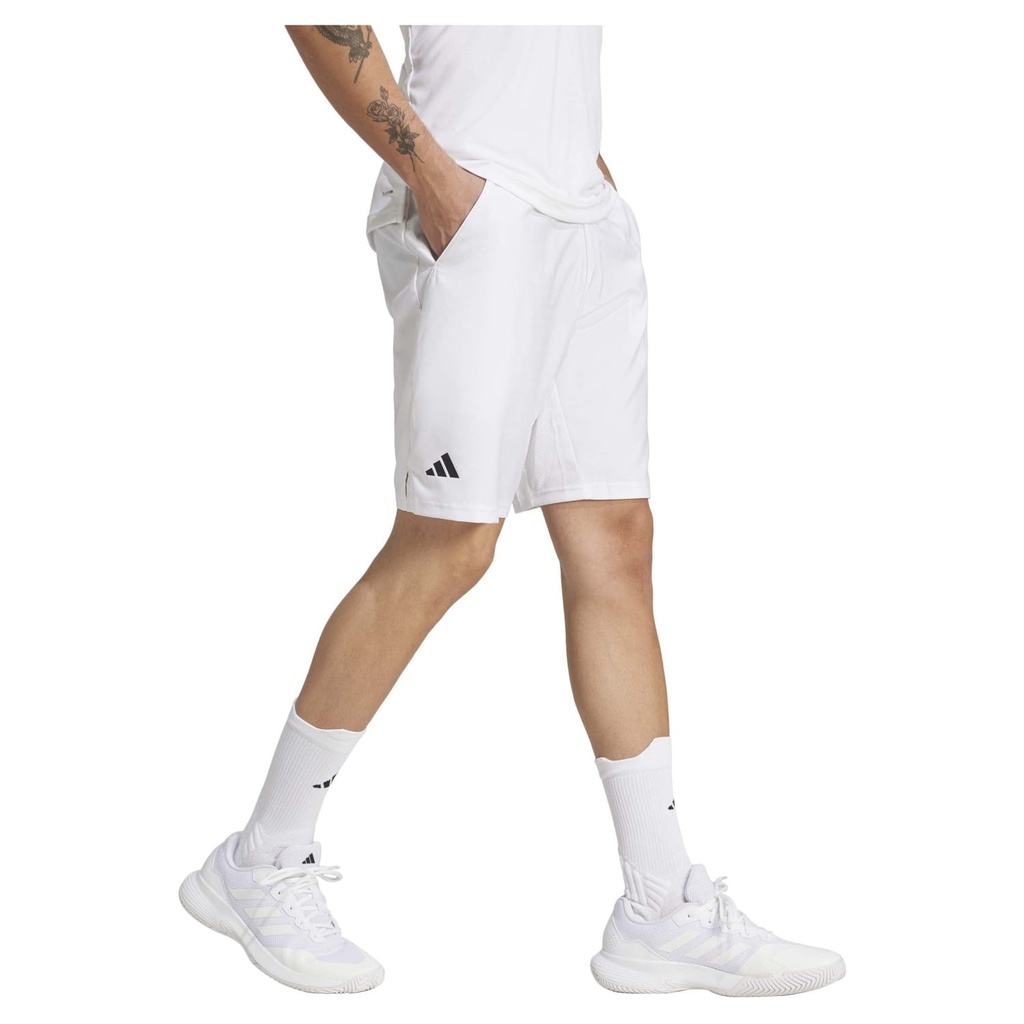 PANTALON CORTO ADIDAS TENIS CLUB 3STR BLANCO