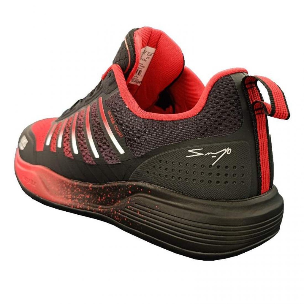 Zapatillas Ultra Court Padel Sanyo Color White/red/black/gray