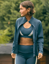 Chaqueta deportiva YSABEL MORA ajustada transpirable azul