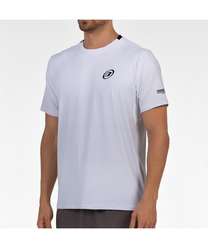 CAMISETA BULLPADEL MUSICA BLANCO