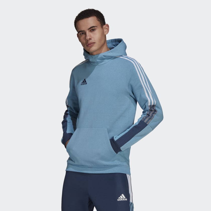 SUDADERA CON CAPUCHA ADIDASTIRO21 HAZY BLUE/C