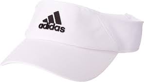 VISERA ADIDAS BLANCA LOGO NEGRO