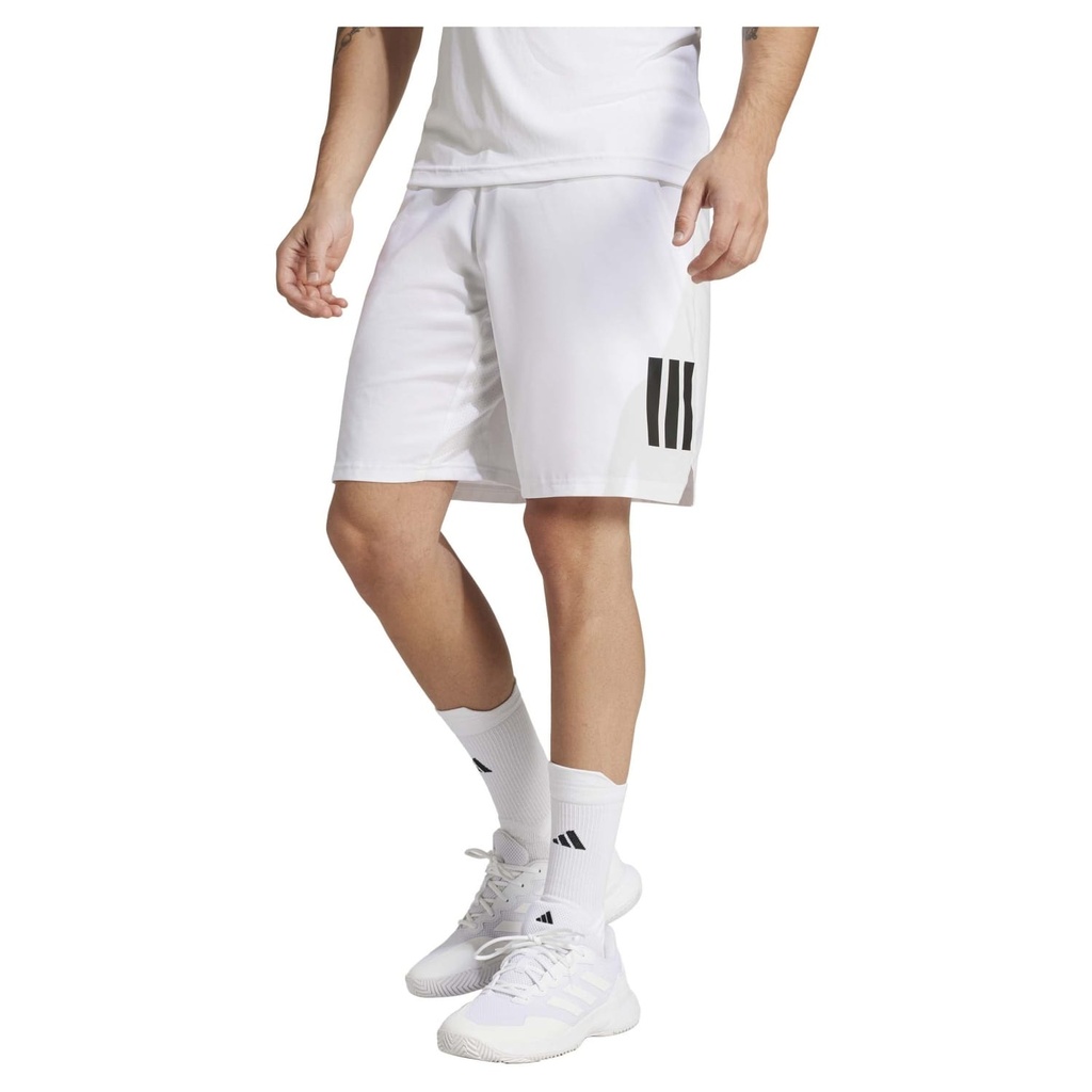 PANTALON CORTO ADIDAS TENIS CLUB 3STR BLANCO