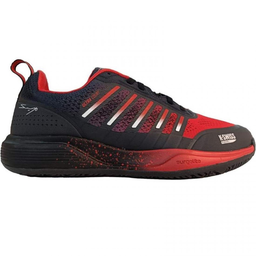 Zapatillas Ultra Court Padel Sanyo Color White/red/black/gray