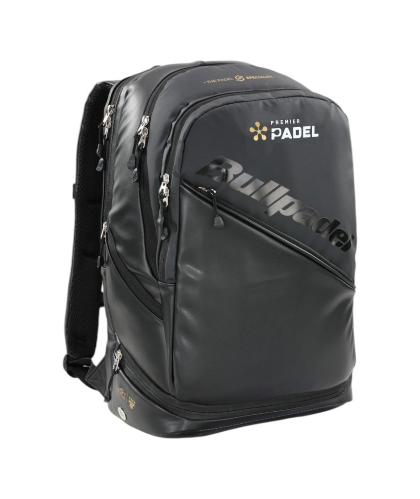 MOCHILA BULLPADEL HACK PREMIER NEGRO