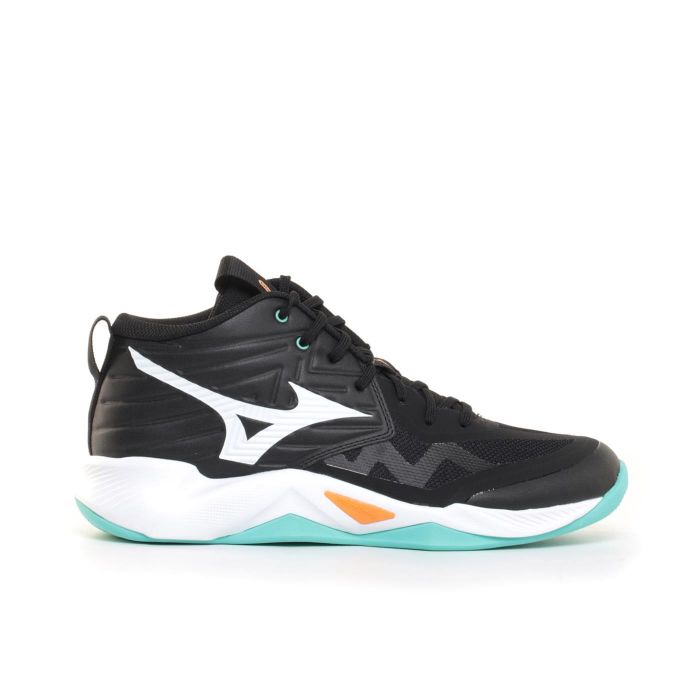 Zapatilla mizuno WAVE MOMENTUM PRO MID black/tangelo/IceGreen