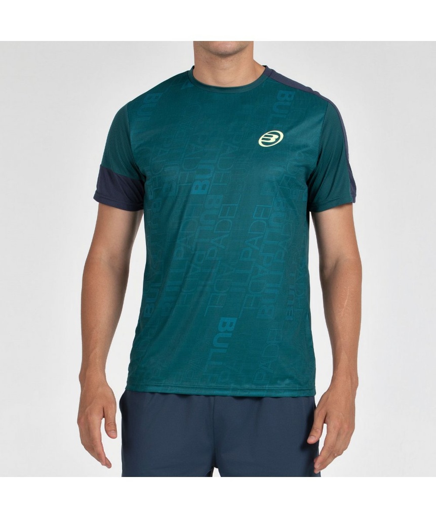 CAMISETA BULLPADEL LEIDO VERDE
