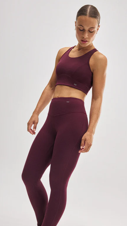 Sujetador deportivo YSABEL MORA burdeos