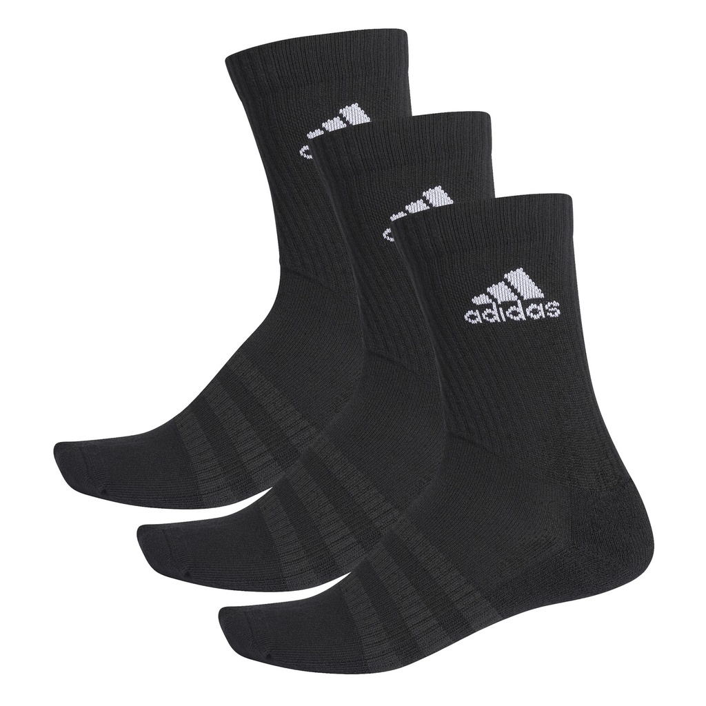 CALCETINES ADIDAS CUSH CRW 3PP NEGRO