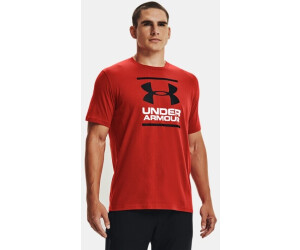 CAMISETA UA GL Foundation SS T ROJA LOGO NEGRO