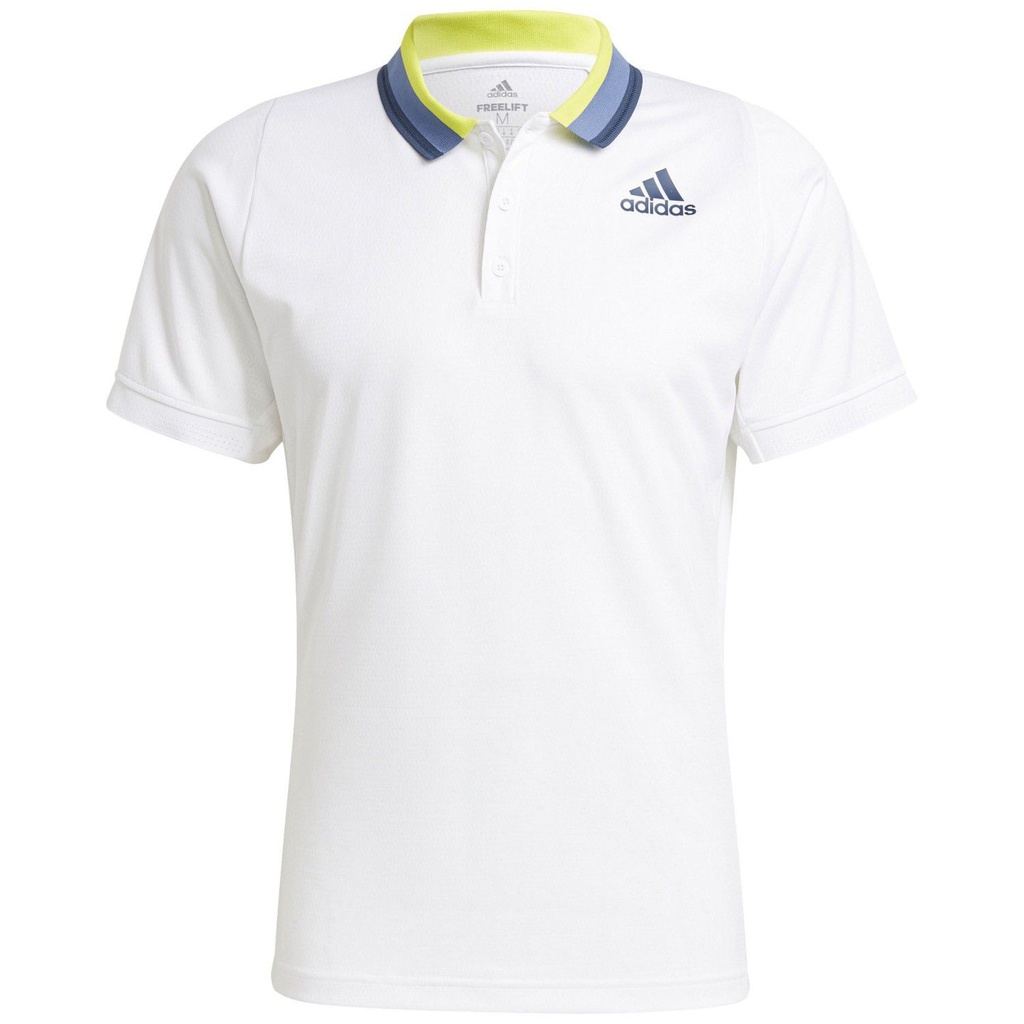 POLO FLFT PB HR WHITE/CREW NAVY