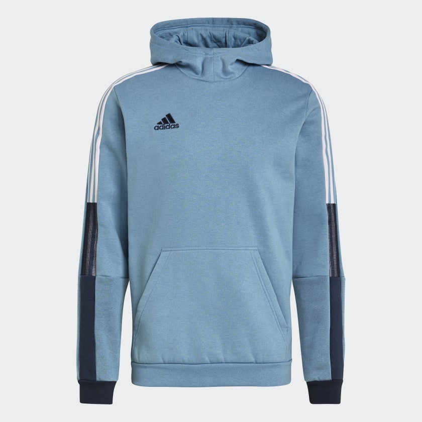 SUDADERA CON CAPUCHA ADIDAS TIRO21 HAZY BLUE/C