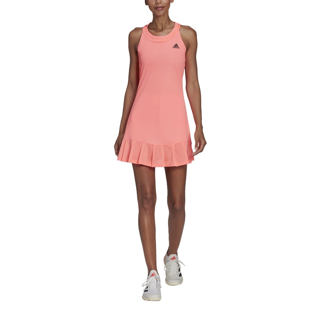 VESTIDO ADIDAS CLUB COLOR ACID RED BLACK C est Padel Tienda Online