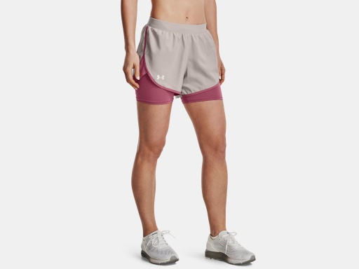 Pantalón corto UNDER ARMOUR 2 en 1 UA Fly-By Elite para mujer