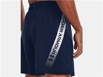 PANTALONES under armour Men's UA Woven Graphic Shorts navy