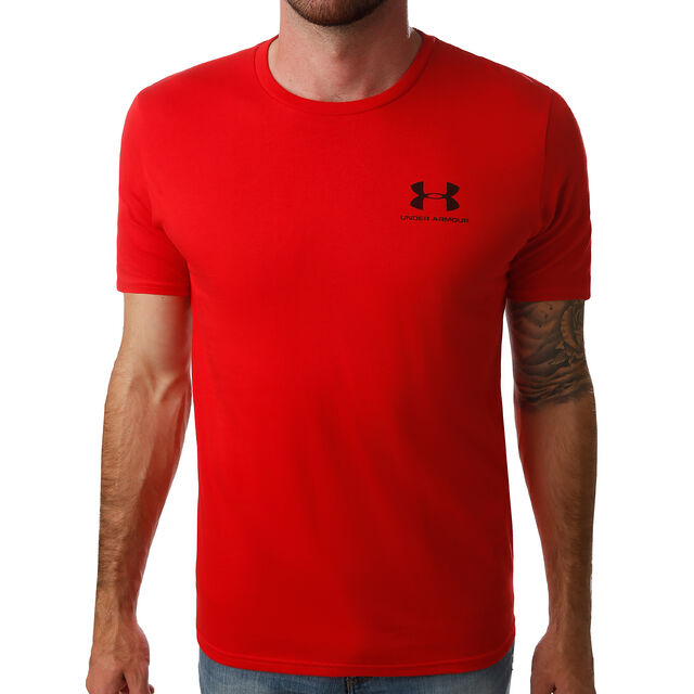 CAMISETA Men's UA Sportstyle Left Chest Short Sleeve Shirt ROJA