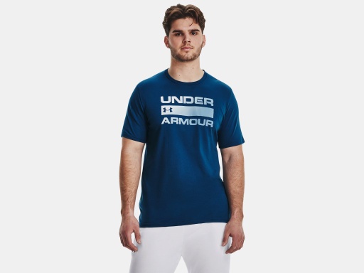 CAMISA UNDER ARMOUR WORDMARK AZUL