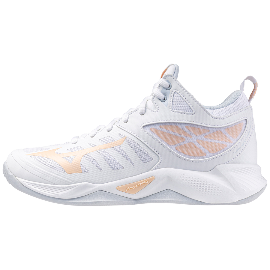ZAPATILLA MIZUNO WAVE DIMENSION MID white/Peach parfait