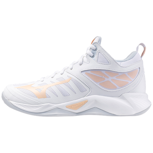 ZAPATILLA MIZUNO WAVE DIMENSION MID white/Peach parfait