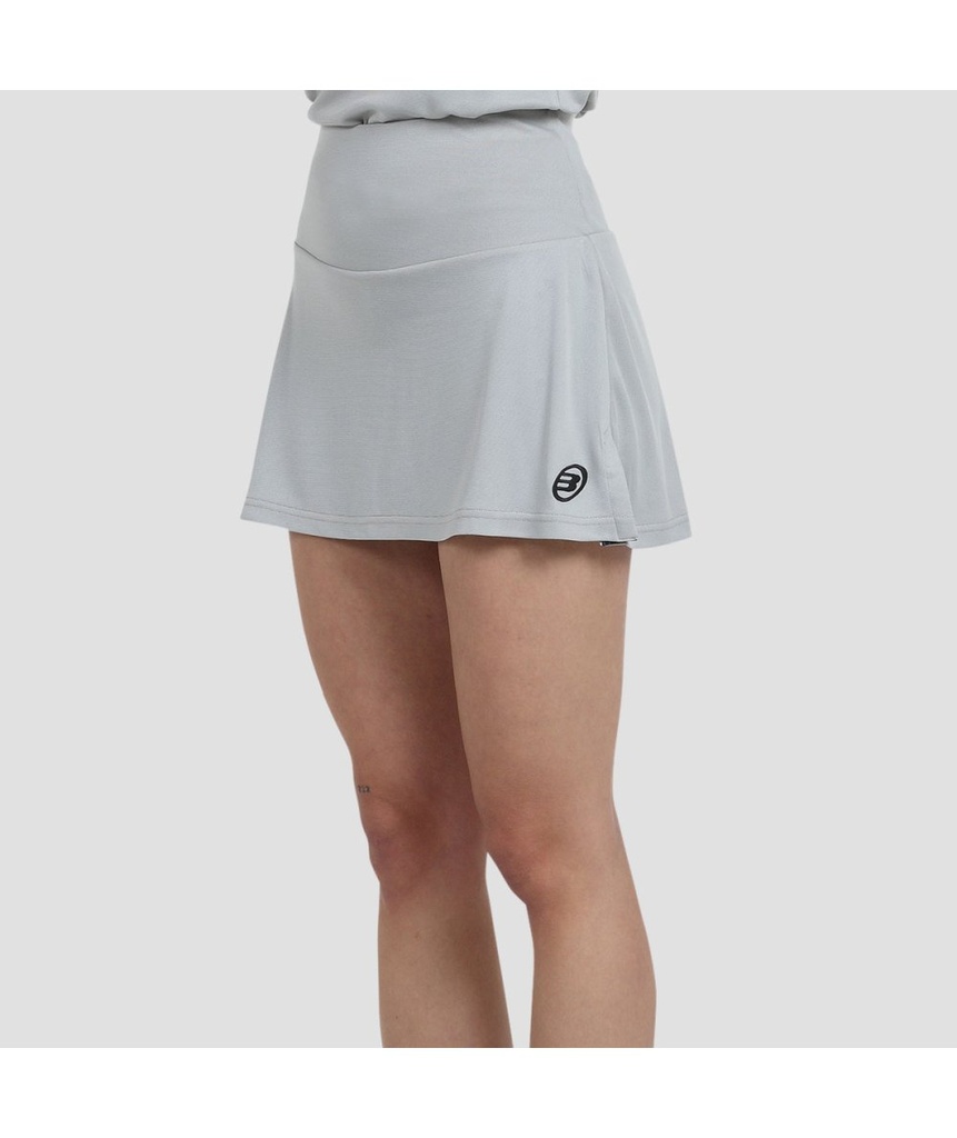 FALDA BULLPADEL DRUSO GRIS PERLA BICOLOR