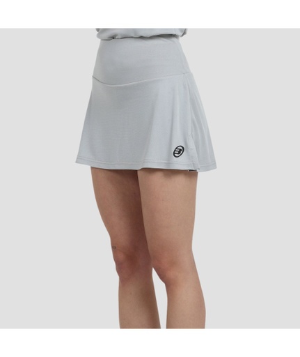 FALDA BULLPADEL DRUSO GRIS PERLA BICOLOR