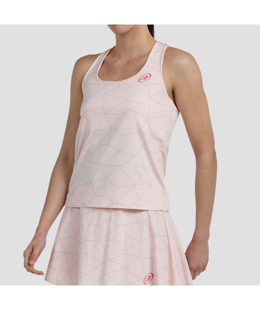 CAMISETA BULLPADEL ESTAS ROSA PASTEL