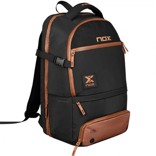 Mochila Nox Luxury Open Series negra marron