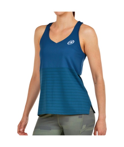 CAMISETA BULLPADEL OZA AZUL NOCHE TEJ.BICOLOR