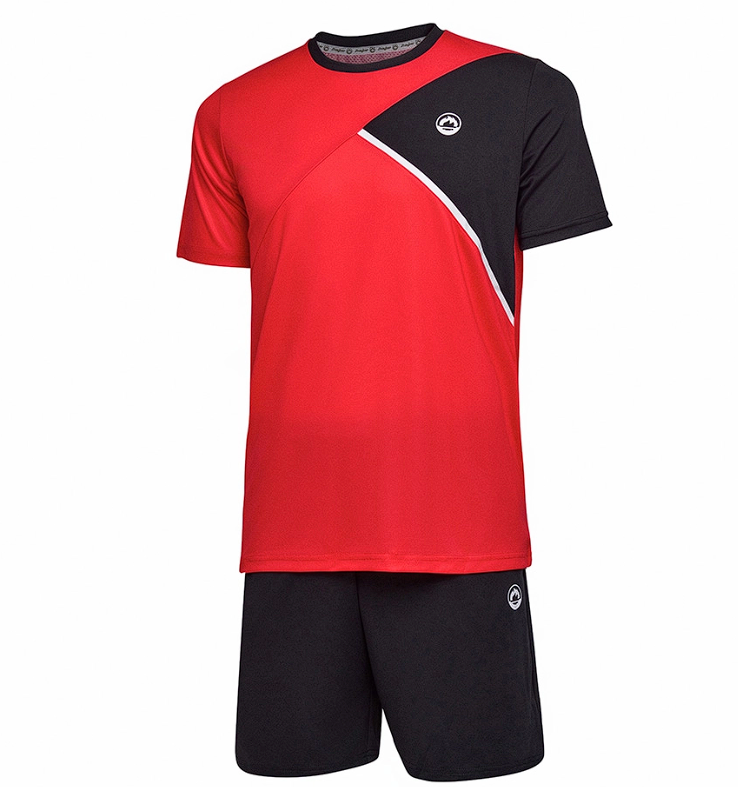 Conjunto de hombre Half Diamon rojo